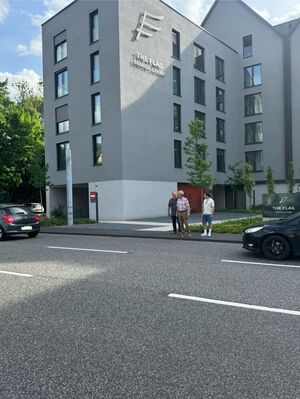 Gefährliche Überquerung der B42